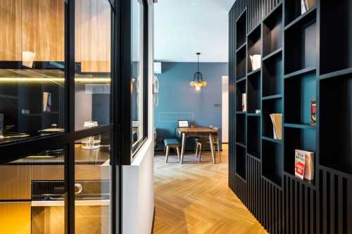 Contemporary Hallway at 60 Marine Parade (Cote D'Azur)