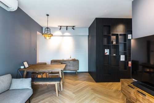 Contemporary Living Room at 60 Marine Parade (Cote D'Azur)