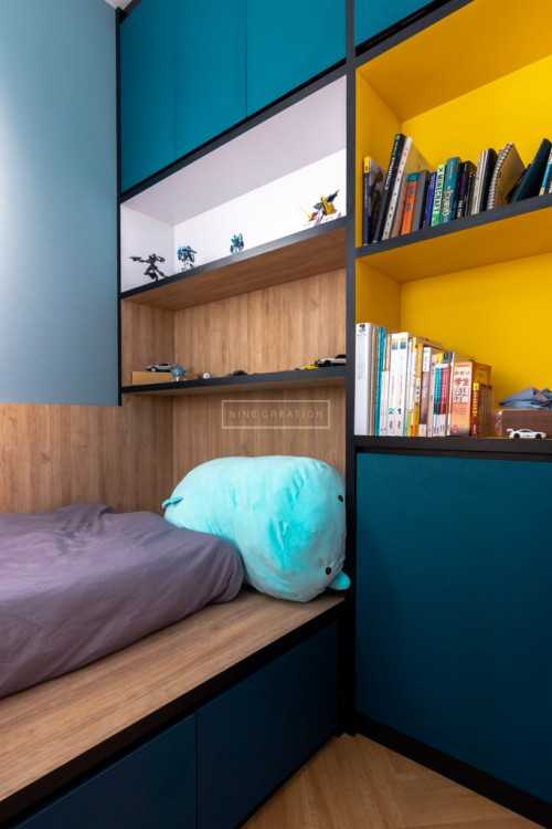 Contemporary Kids Room at 60 Marine Parade (Cote D'Azur)