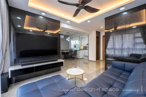 Contemporary Living Room at Bukit Batok | West  Plains