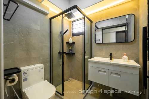 Contemporary Bathroom at Bukit Batok | West  Plains