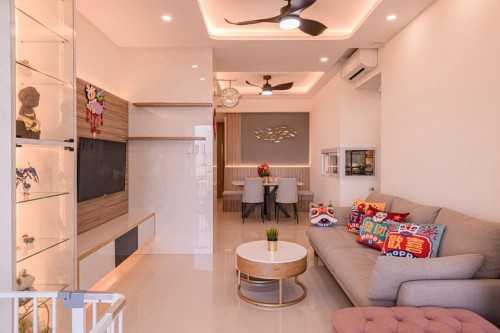 Contemporary Living Room at Trevista
