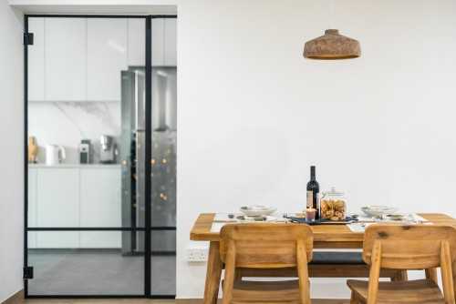 Minimalist Dining Room at Compassvale Crescent