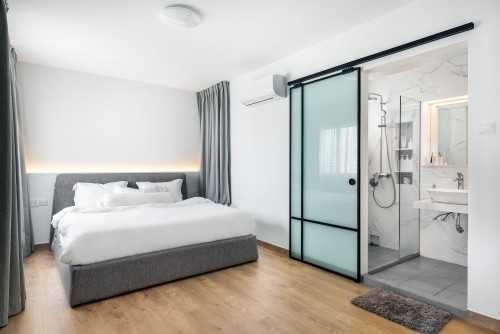 Minimalist Bedroom at Compassvale Crescent