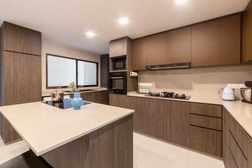 Minimalist Kitchen at Windy Height