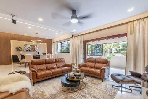 Minimalist Living Room at Windy Height