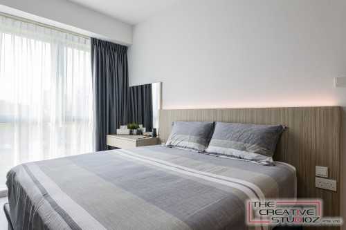 Scandinavian Bedroom at Gloucester Mansions