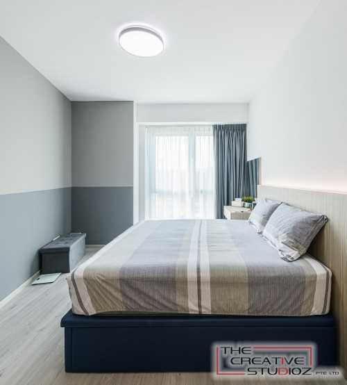 Scandinavian Bedroom at Gloucester Mansions