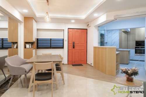 Scandinavian Dining Room at 233 Compassvale Walk