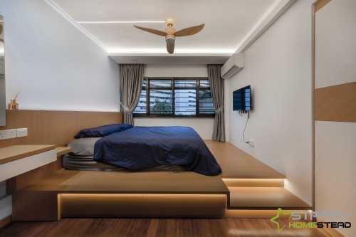 Scandinavian Bedroom at 233 Compassvale Walk