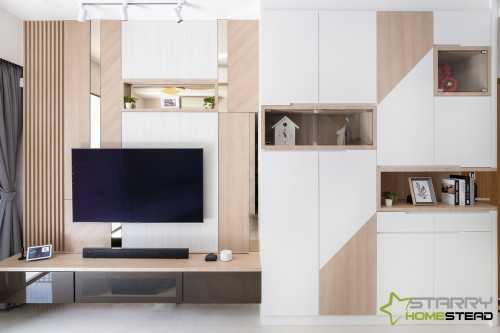 Scandinavian Living Room at 40 Anchorvale Lane
