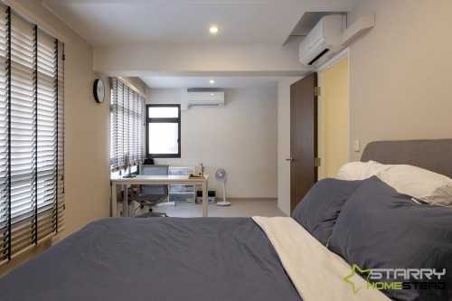 Scandinavian Bedroom at 75B Redhill Road