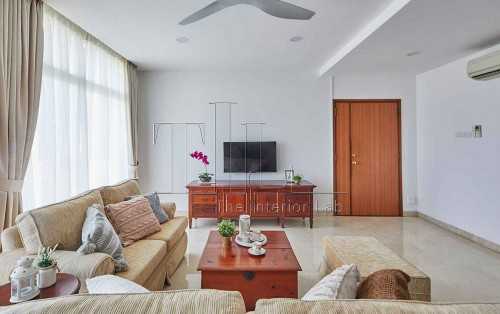 Minimalist Living Room at Parbury Hill