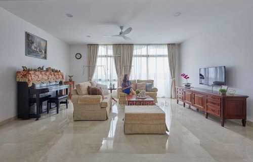 Minimalist Living Room at Parbury Hill