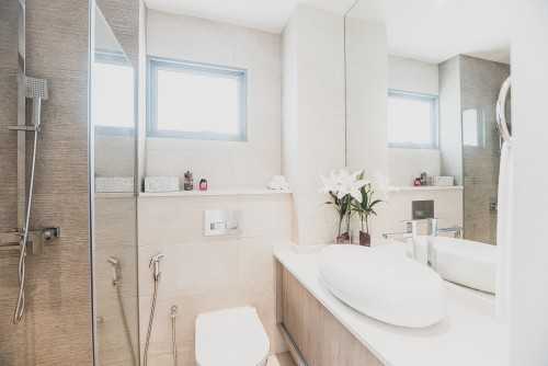 Contemporary Bathroom at Pasir ris st 12 blk 190
