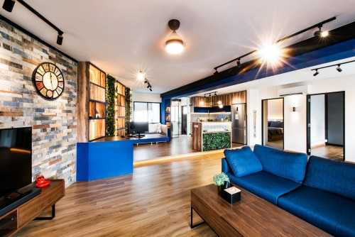 Eclectic Living Room at Hougang ave 10 blk 463