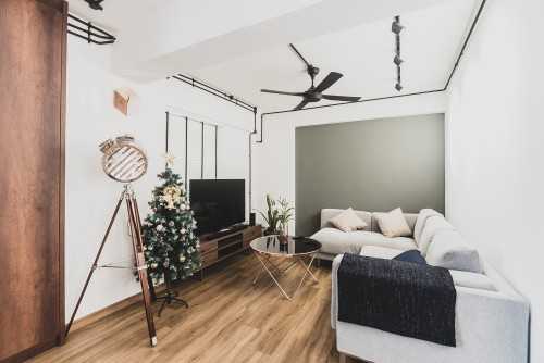 Industrial Living Room at kang ching road blk 346