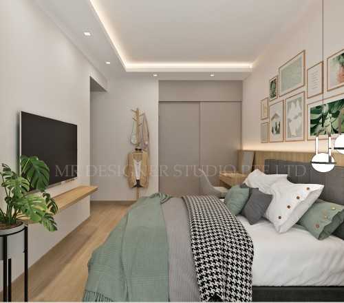 Scandinavian Bedroom at river cove anchorvale lane 28