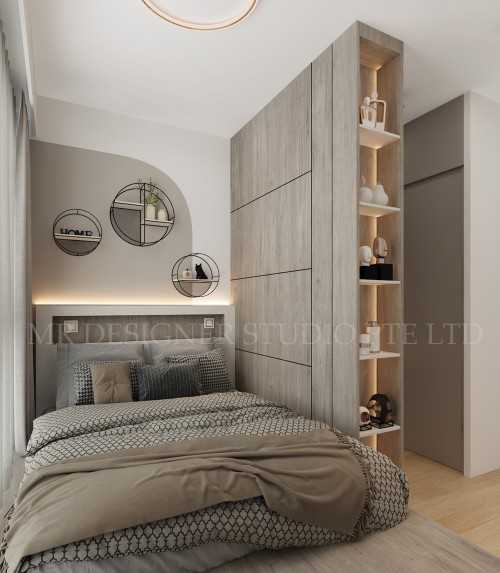 Modern Bedroom at 55 TAMPINES ST 86 THE TAPESTRY