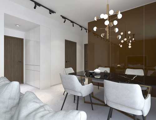 Modern Dining Room at alexandra view 1 accentia sky