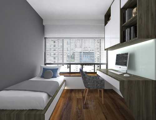 Modern Bedroom at alexandra view 1 accentia sky