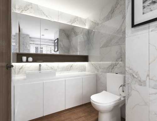 Modern Bathroom at alexandra view 1 accentia sky
