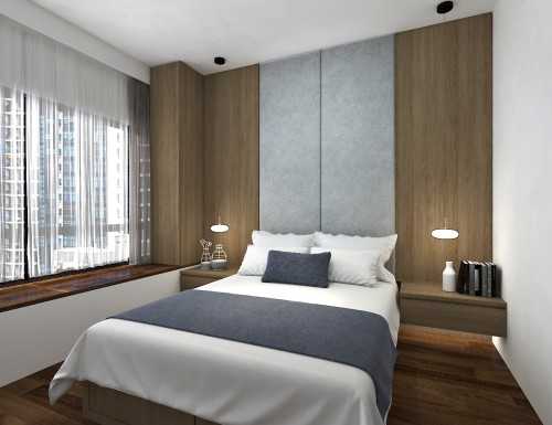 Modern Bedroom at alexandra view 1 accentia sky