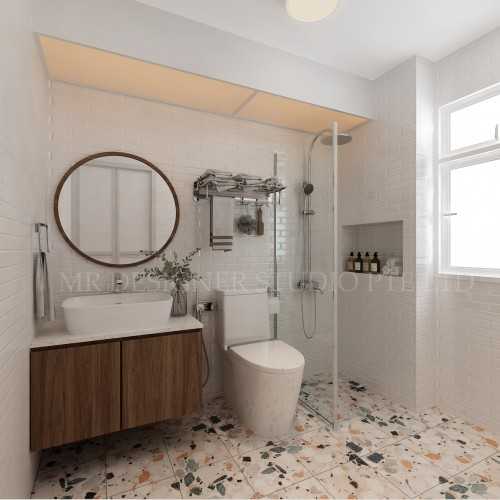 Scandinavian Bathroom at Bidadari park dr blk 104A