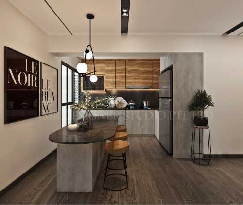Modern Kitchen at Senja close blk 638A