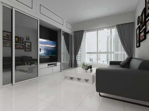 Modern Living Room at tampines st 40 blk 404a
