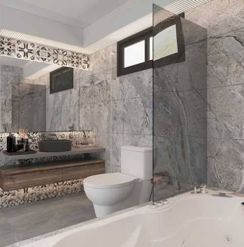 Modern Bathroom at Hougang ave 1 blk 167