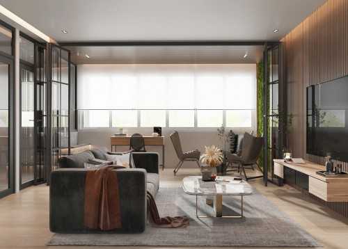 Modern Living Room at Hougang ave 1 blk 167