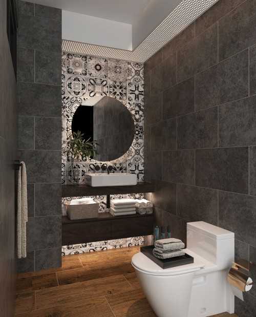 Modern Bathroom at Hougang ave 1 blk 167