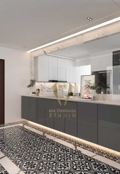 Modern Entryway at Jalan bukit merah 135