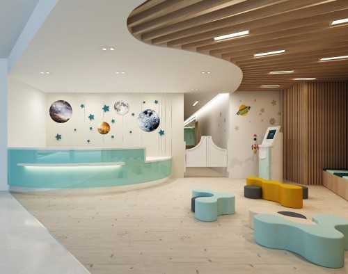 Modern Entryway at mir stell international school