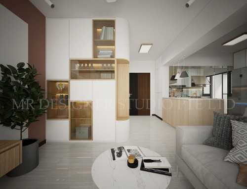 Modern Living Room at hougang 377a st 32