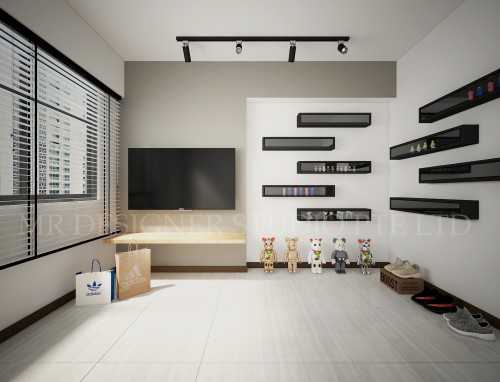 Modern Living Room at hougang 377a st 32