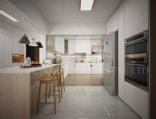 Modern Kitchen at hougang 377a st 32