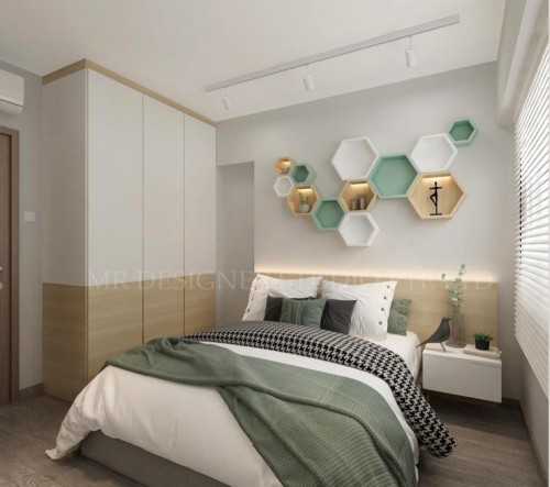 Scandinavian Bedroom at Northshore dr blk 422a