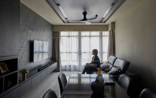 Contemporary Living Room at Alkaff Courtview