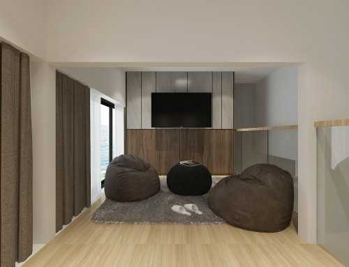 Contemporary Dining Room at High park residence fernvale road 58