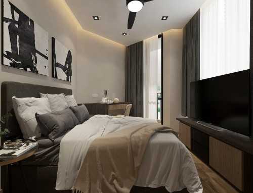 Contemporary Bedroom at High park residence fernvale road 58