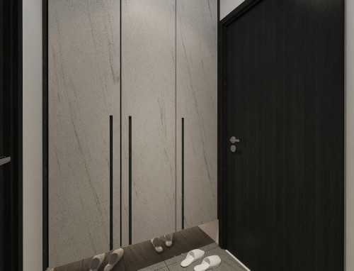 Contemporary Entryway at yishun blk 212
