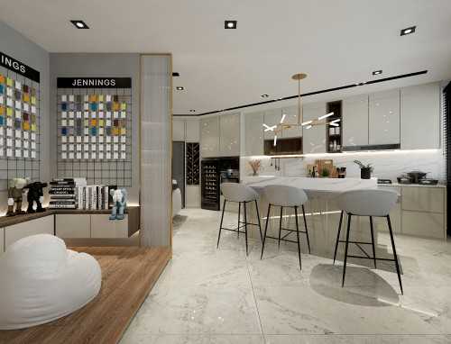 Modern Kitchen at Ubi road 1 oxley bizhub 1