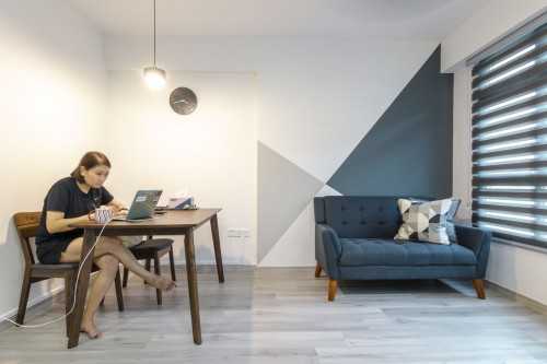 Modern Living Room at 547B Bedok North Ave 1 (Bedok North Vale)