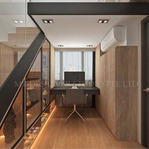 Contemporary Bedroom at 1 bedok south granduer residence
