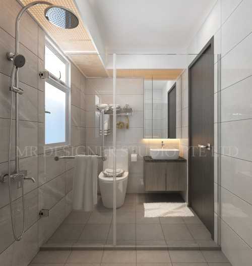 Modern Bathroom at tampines blk 646a