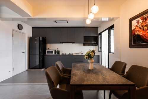 Contemporary Dining Room at Bukit Batok West Ave 8