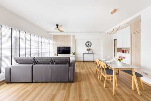 Scandinavian Living Room at Bedok Central