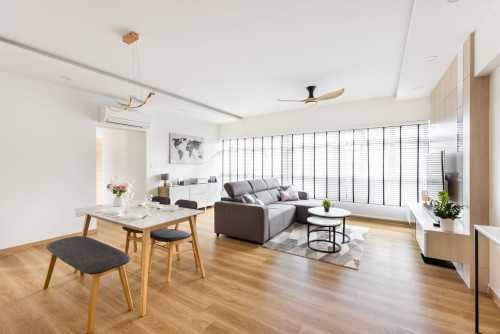 Scandinavian Living Room at Bedok Central